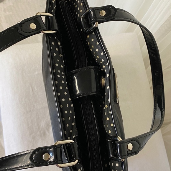 Lulu Guinness Black Nylon with Dog Motif - Picture 7 of 17